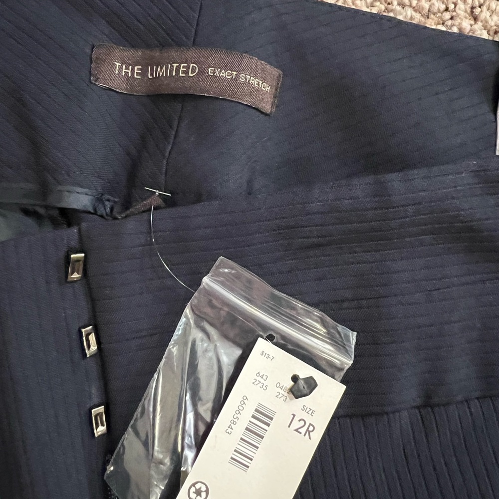 Exact stretch bootcut navy pants sz12